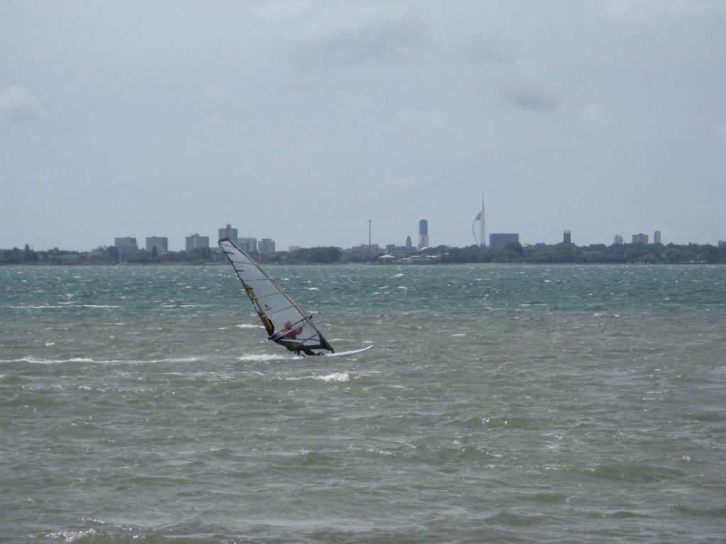 Windsurfer in Langstone Harbour