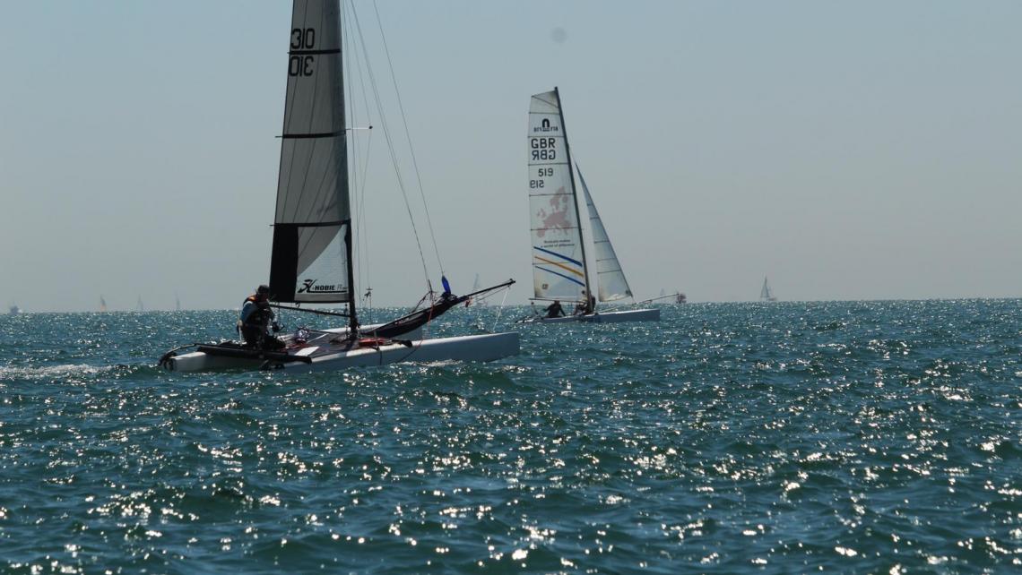 Pursuit race sailing